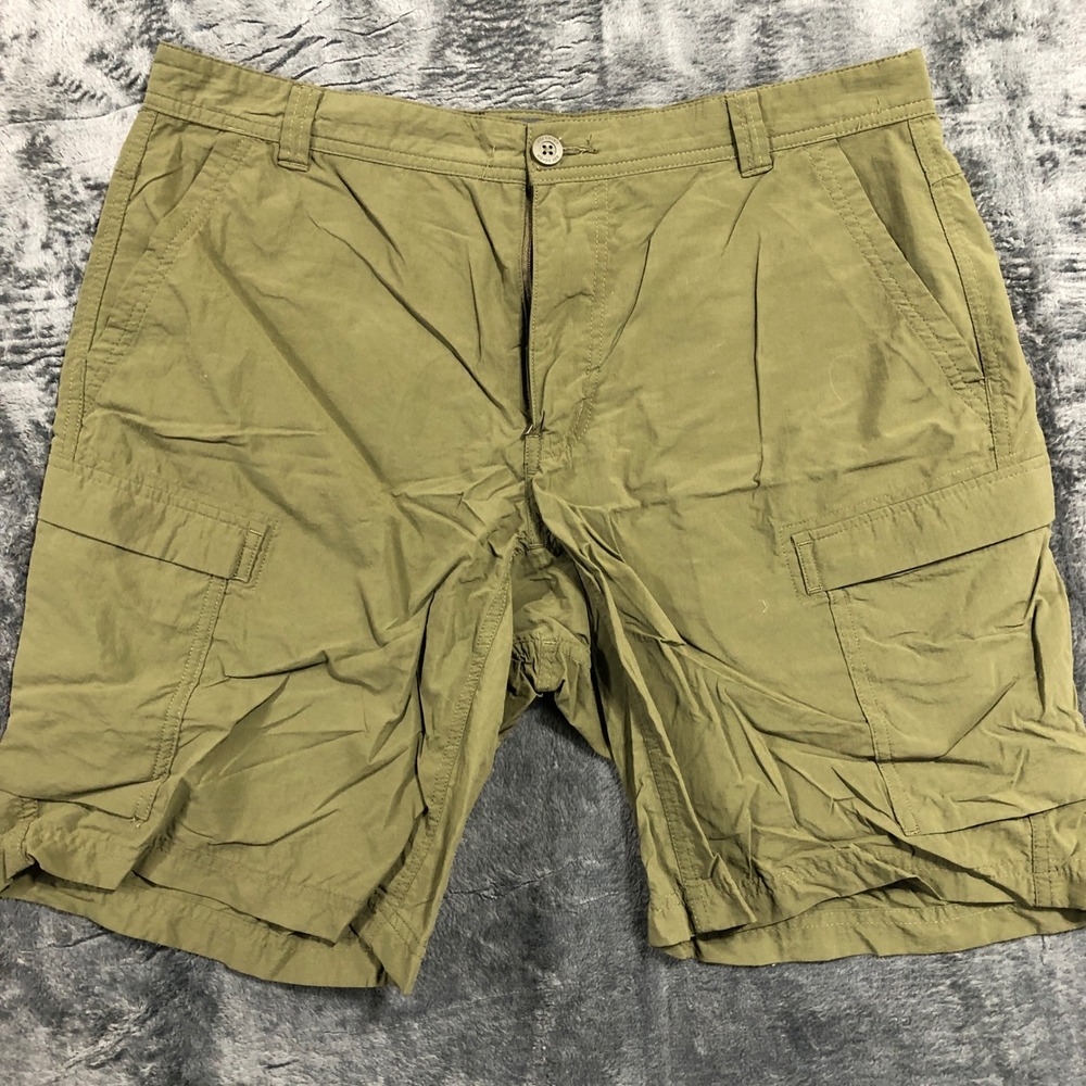 REI Co-op Relaxed Hiking Shorts Mens 36‎ Olive Green Nylon 164394